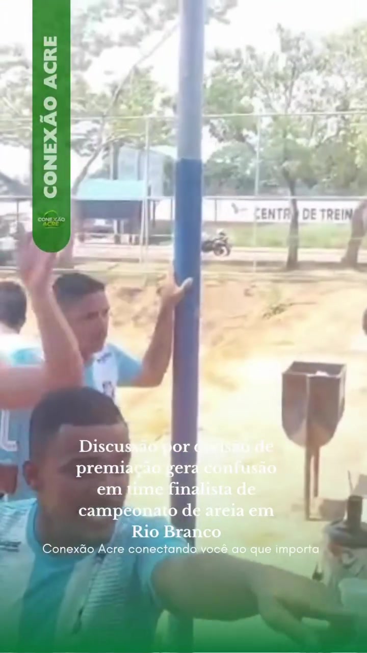 Discussão por decisão de premiação gera confusão em time finalista de campeonato de areia em Rio Branco