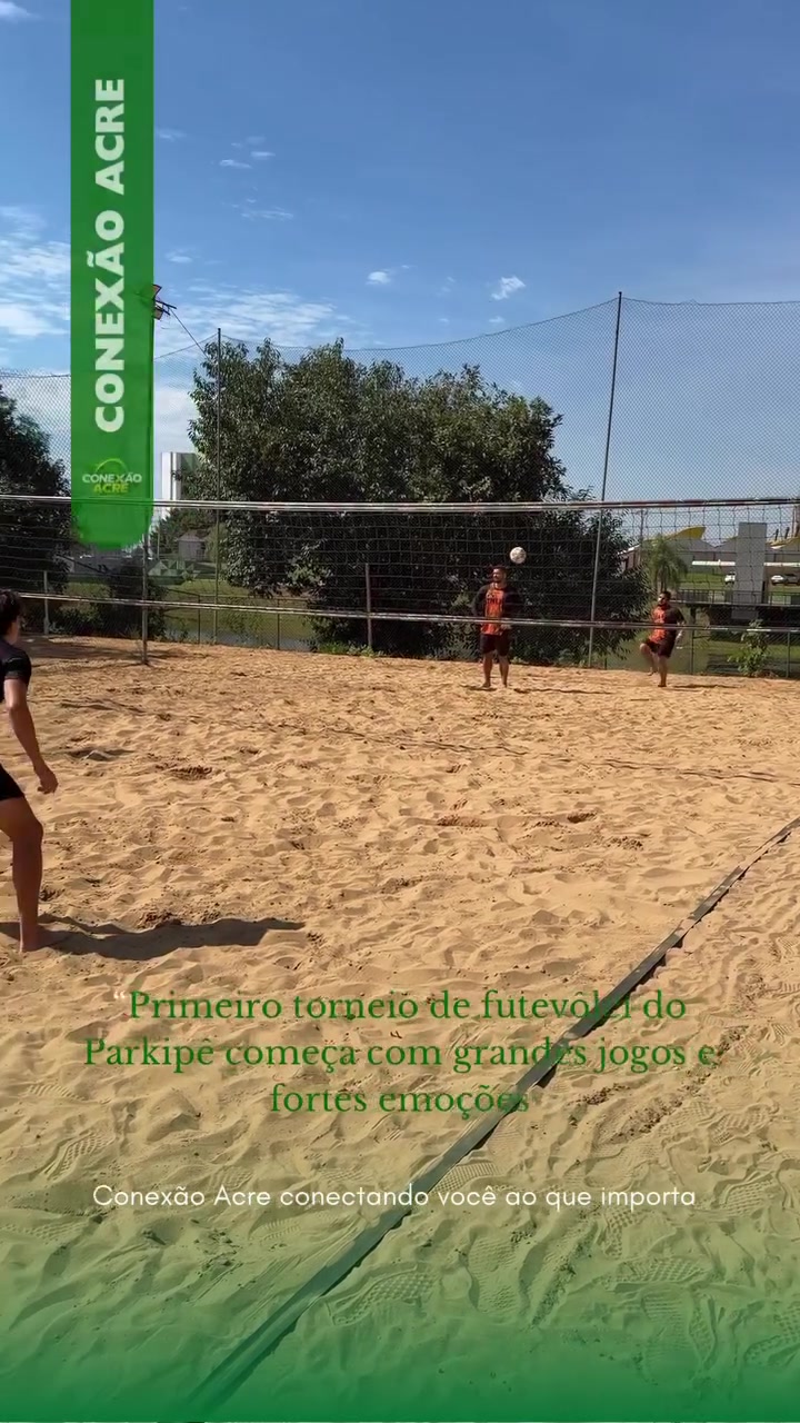 Primeiro torneio de futevôlei do Parkipê começa com grandes jogos e fortes emoções