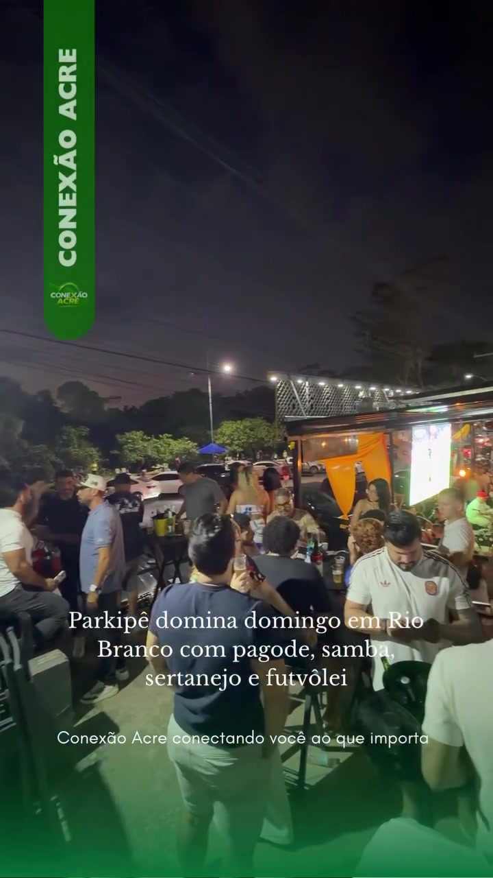 Parkipê domina domingo em Rio Branco com pagode, samba, sertanejo e futvôlei