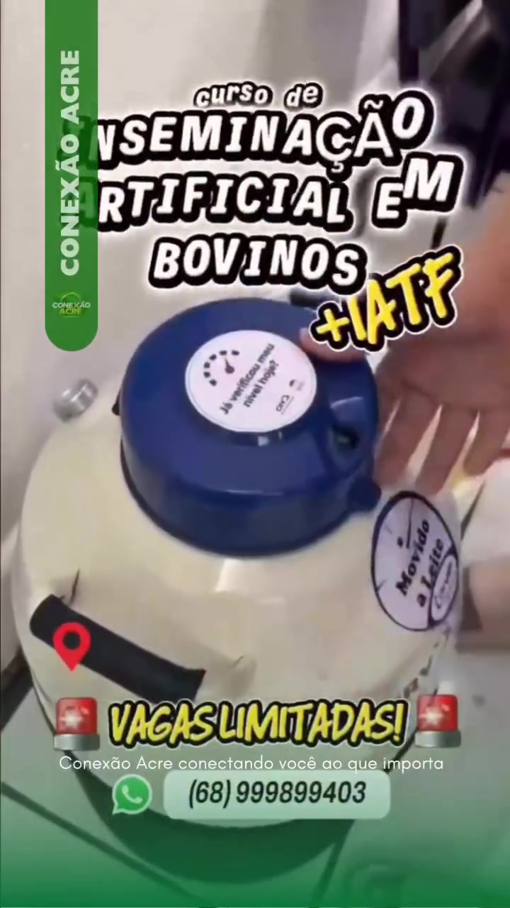 Curso de inseminação artificial em bovinos com IATF tem vagas limitadas