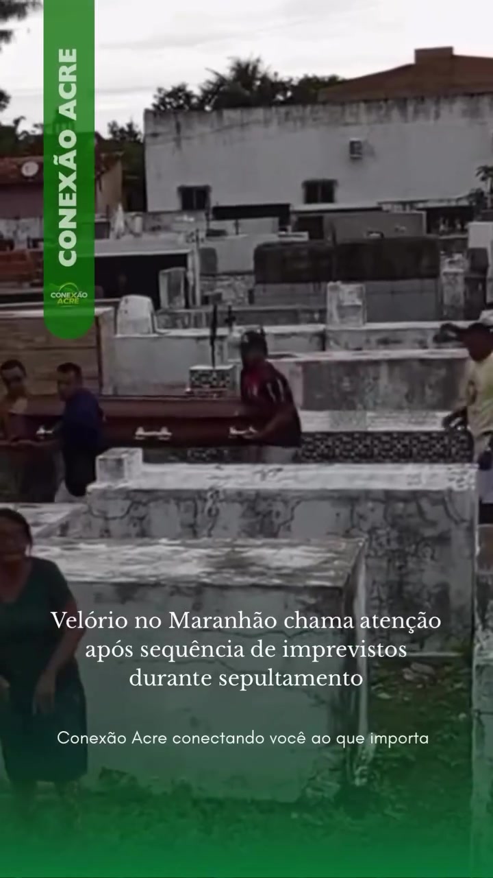 Velório no Maranhão chama atenção após sequência de imprevistos durante sepultamento