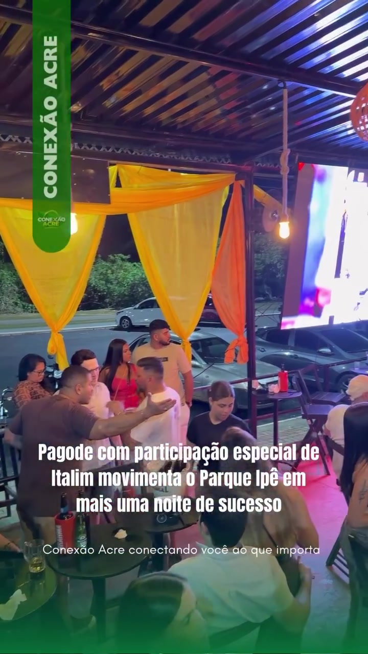 Pagode com participação especial de Italim movimenta o Parque Ipê em mais uma noite de sucesso