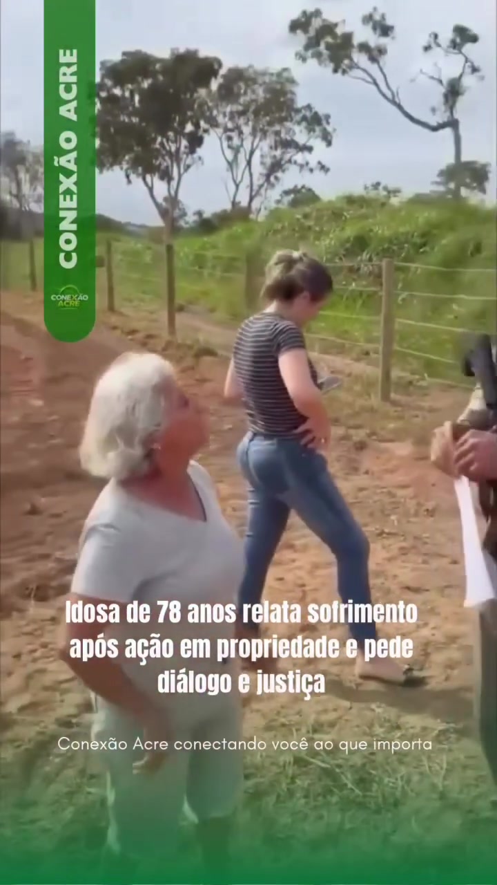Idosa de 78 anos relata sofrimento após ação em propriedade e pede diálogo e justiça