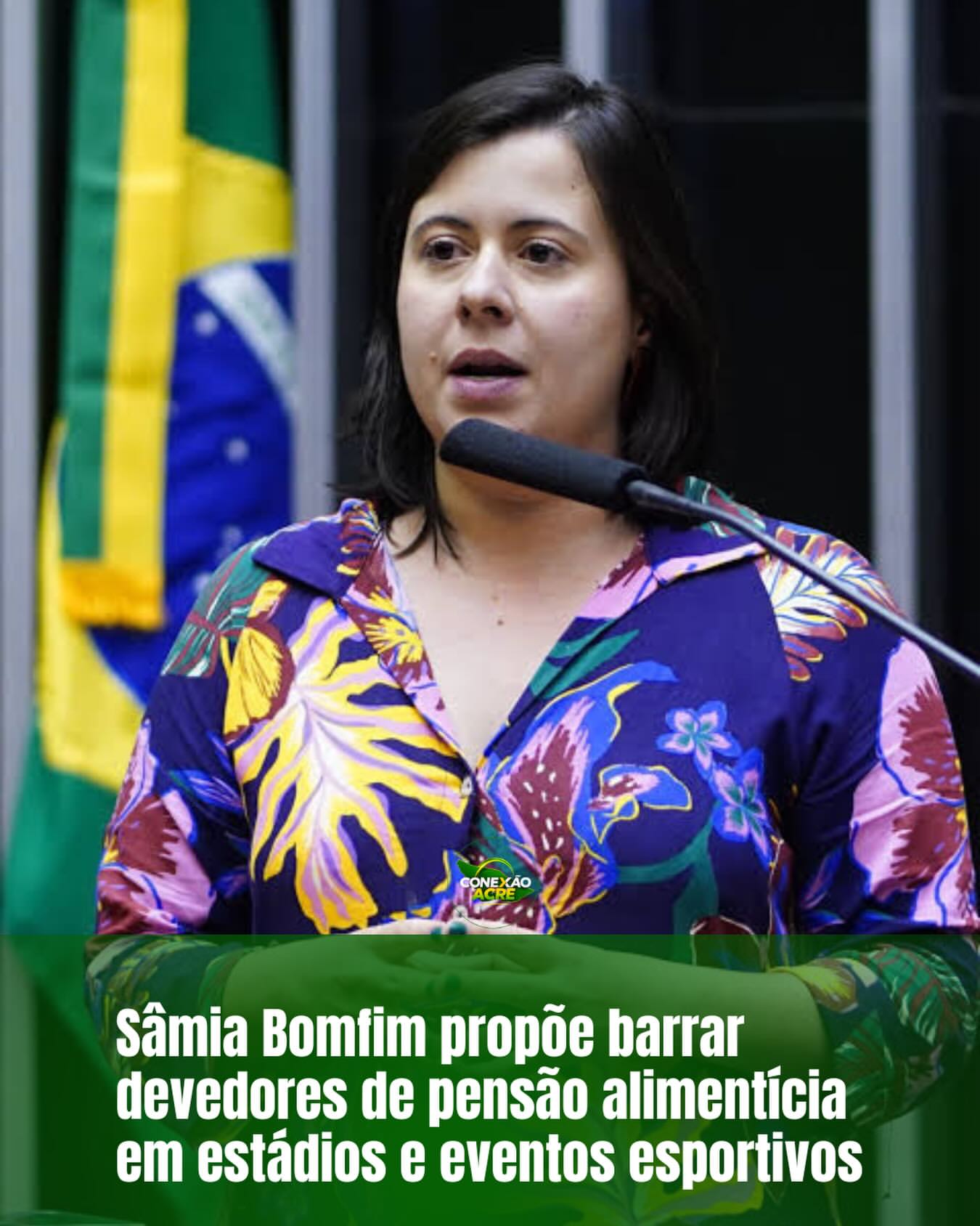 Sâmia Bomfim propõe barrar devedores de pensão alimentícia em estádios e eventos esportivos