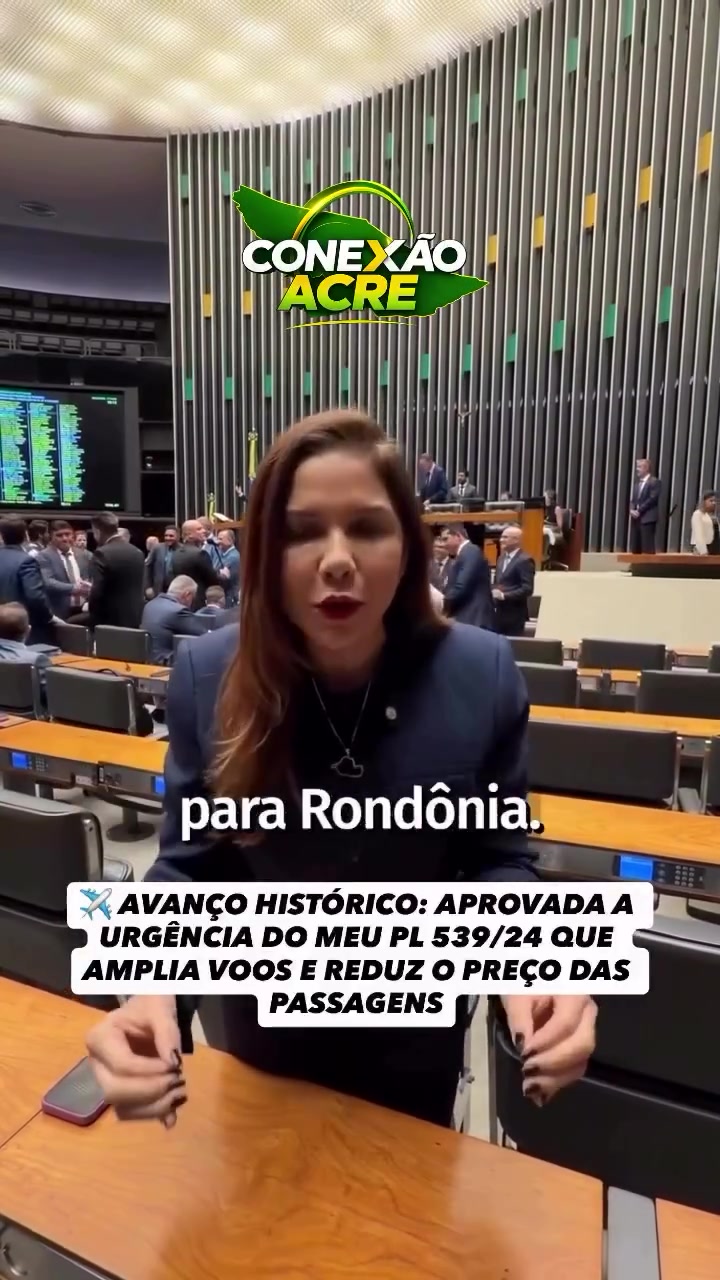 Avanço histórico: aprovada urgência de projeto de lei que amplia voos e reduz preço das passagens para Rondônia