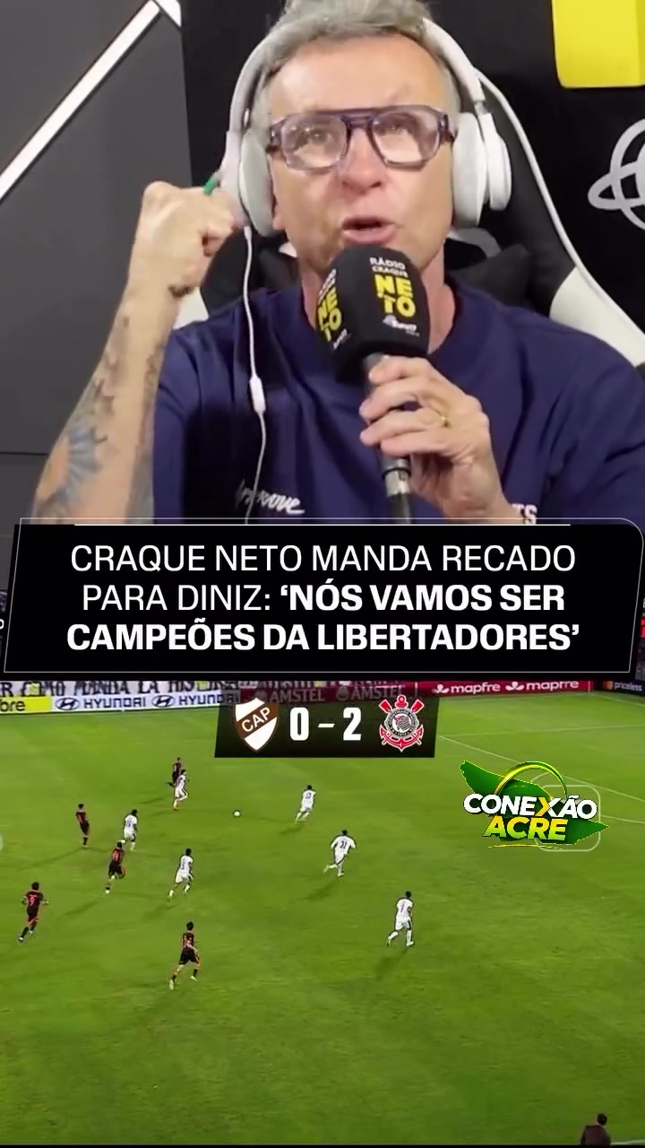 Craque Neto manda recado para Diniz: "Nós vamos ser campeões da Libertadores"