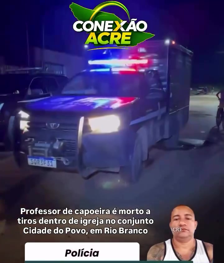Professor de capoeira é morto a tiros dentro de igreja no conjunto Cidade do Povo, em Rio Branco