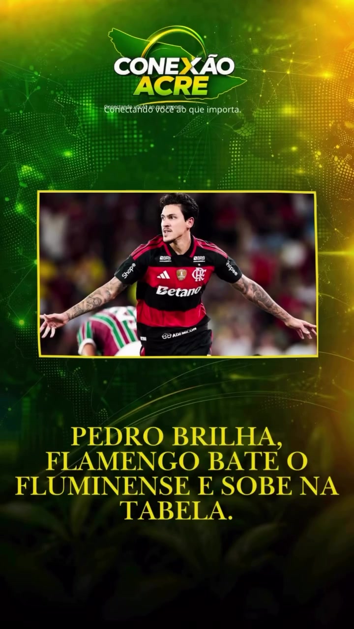 Pedro brilha, Flamengo bate o Fluminense e sobe na tabela