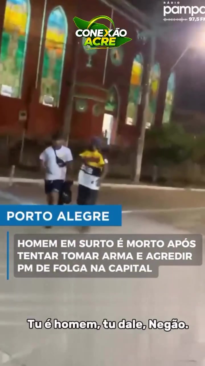 Homem em surto é morto após tentar tomar arma e agredir PM de folga em Porto Alegre