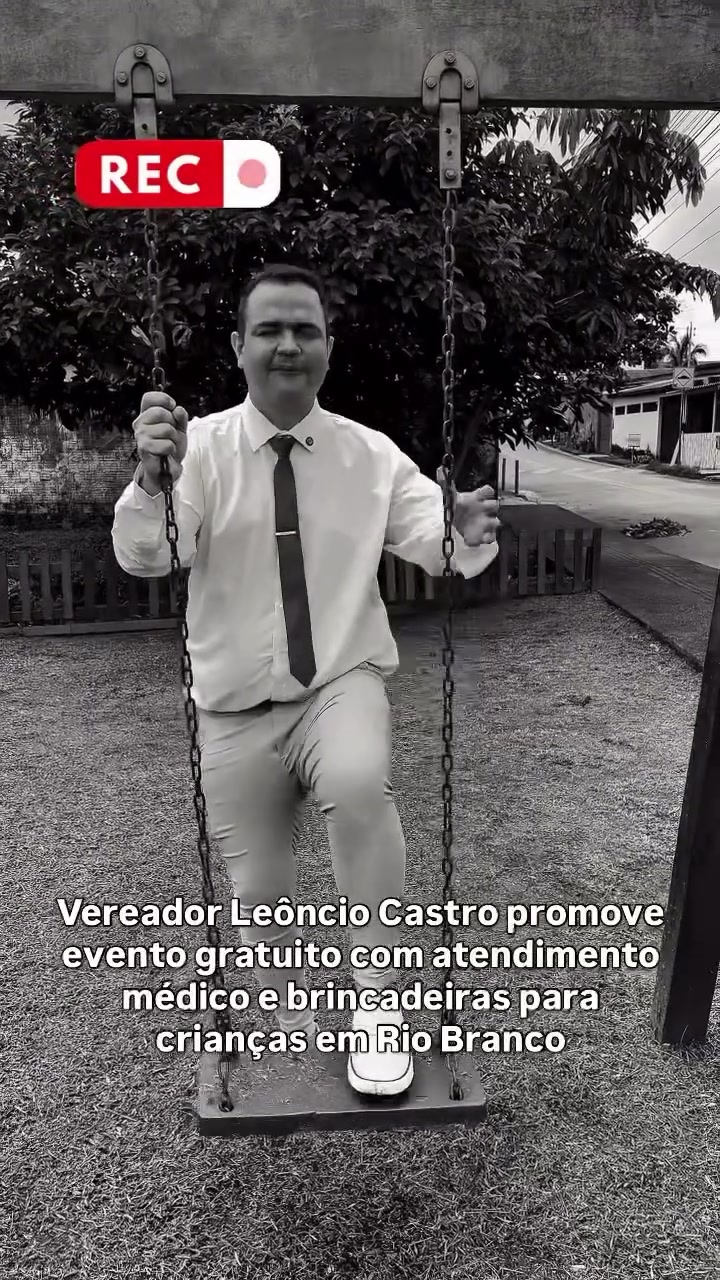 Vereador Leôncio Castro promove evento gratuito com atendimento médico e brincadeiras para crianças em Rio Branco