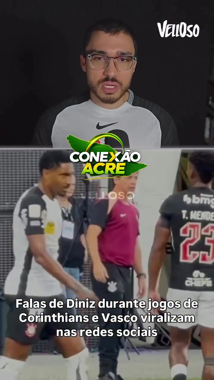 Falas de Fernando Diniz durante jogos de Corinthians e Vasco viralizam nas redes sociais
